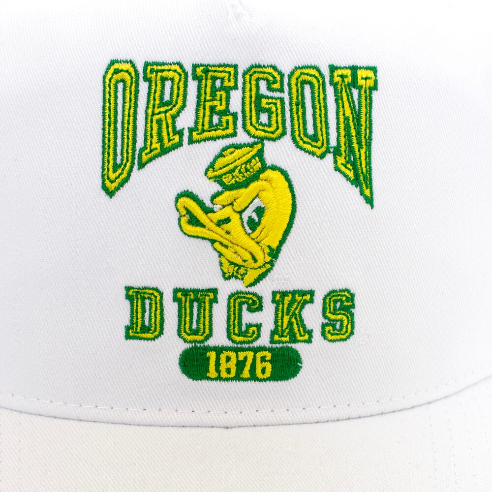 Arched Oregon, White, Curved Bill, Cotton, Accessories, Unisex, 47 Brand, Constructed, Twill, 40's style, Adjustable, Hat, 943815